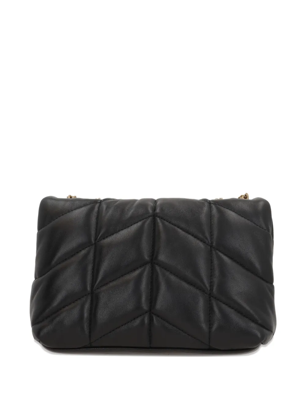 Saint Laurent mini Loulou Puffer bag - Zwart