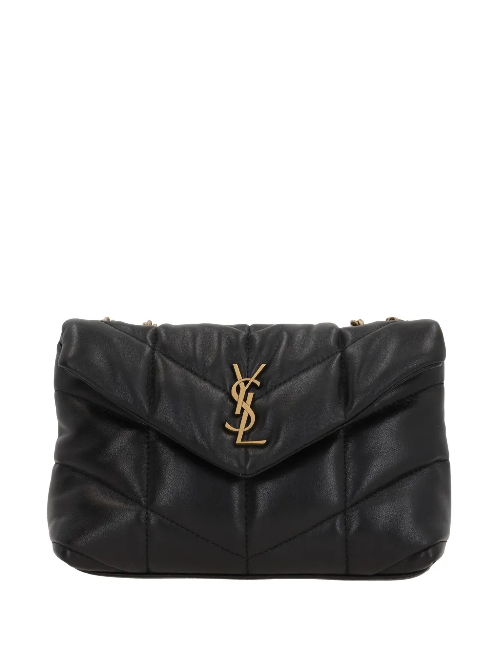 Saint Laurent Loulou Puffer kleine tas Zwart