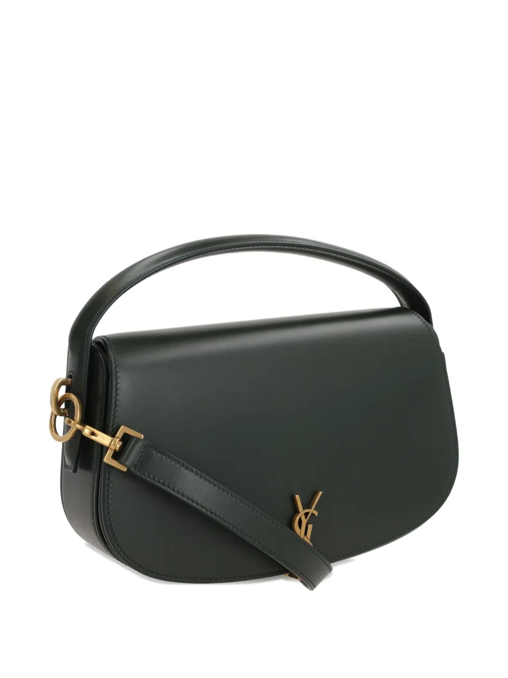 Saint Laurent Leren schoudertas Groen