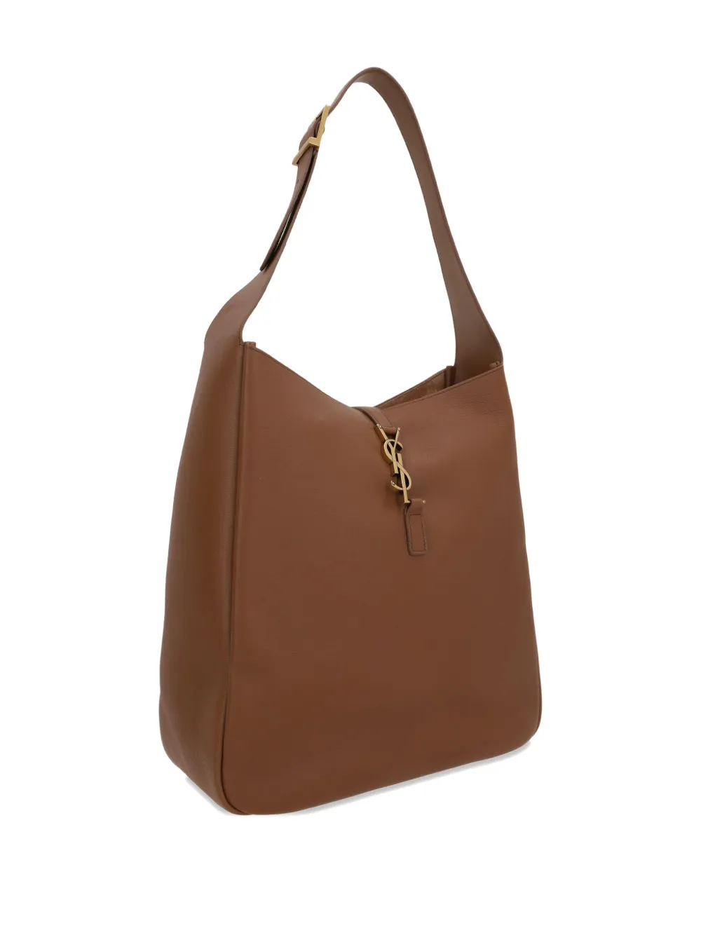 Saint Laurent Leren schoudertas Bruin