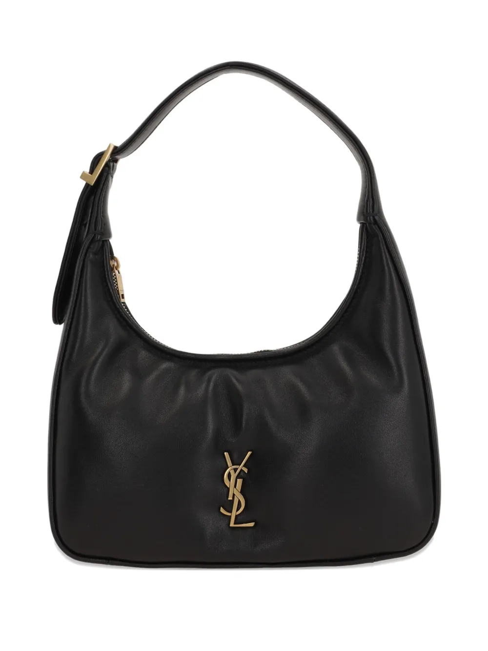 Saint Laurent Cassandre schoudertas met plakkaat Zwart