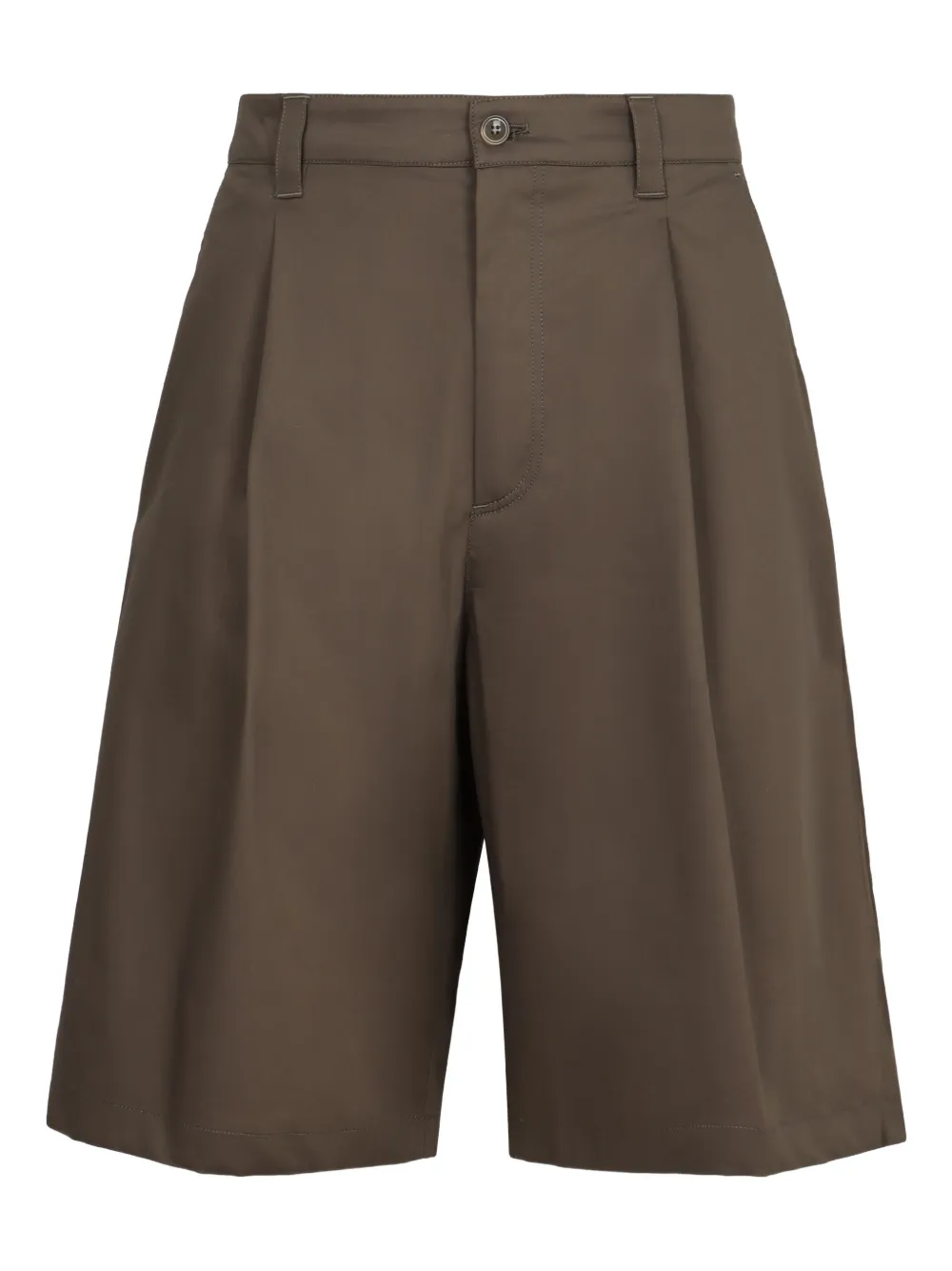 Department 5 cotton-blend bermuda shorts | Brown | Image 1