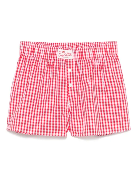 MC2 Saint Barth Kids plaid shorts