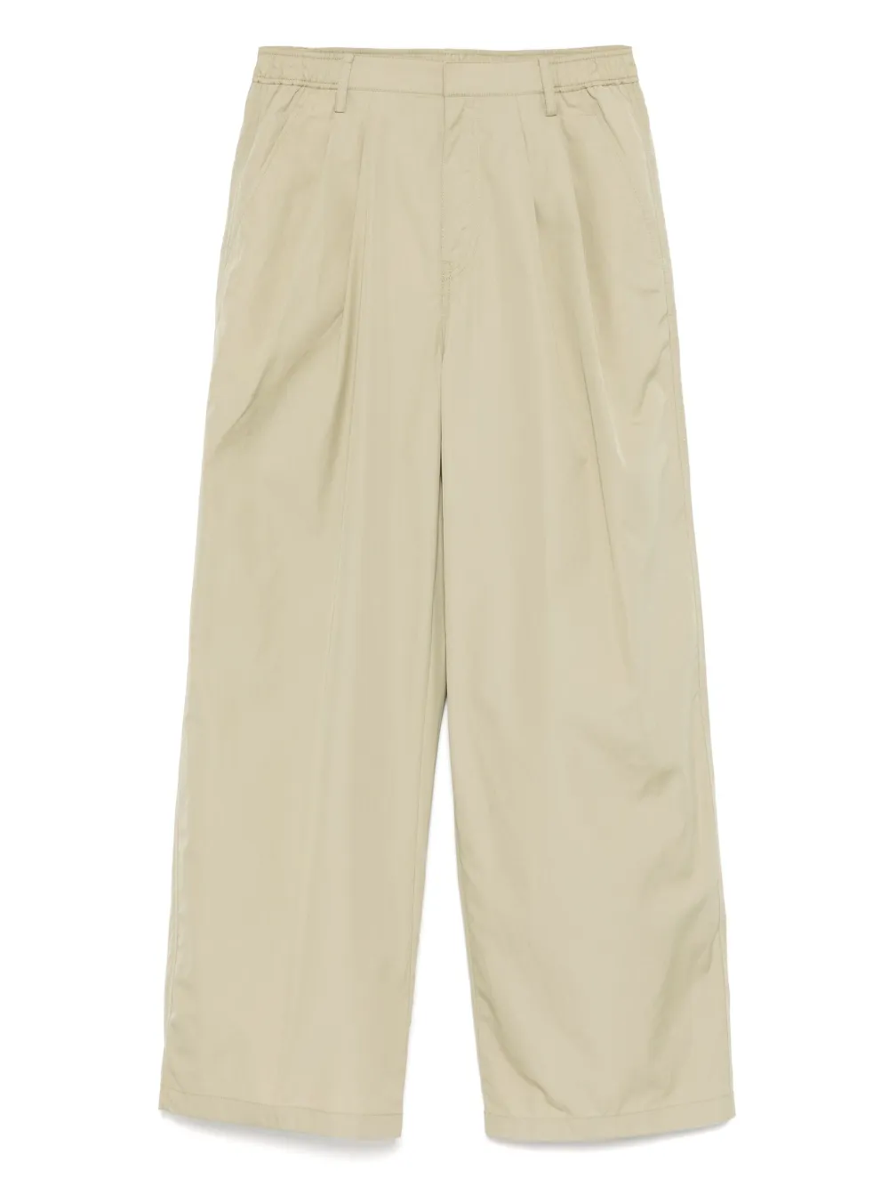 cotton wide-leg pants