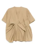 JNBY kink-embellished shirt - Neutrals