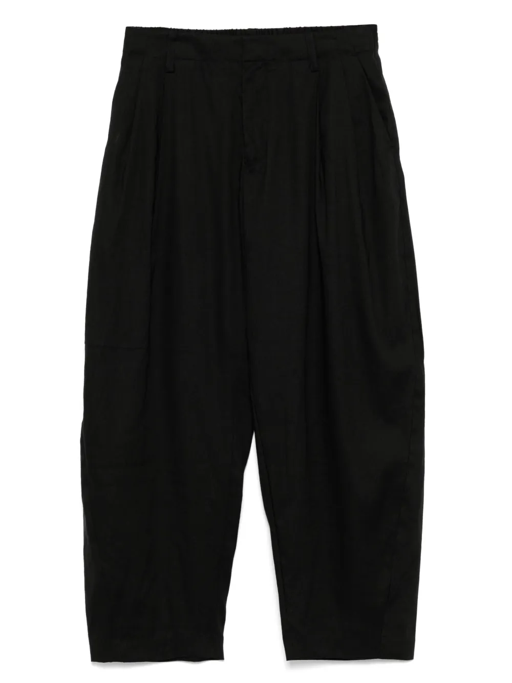 zip-up casual trousers