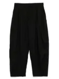 CROQUIS zip-up casual trousers - Black