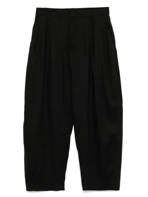 CROQUIS zip-up casual trousers