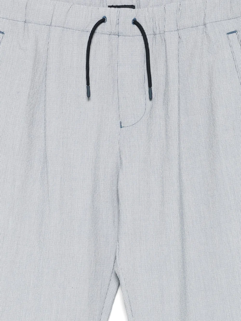 Emporio Armani Kids Gestreepte broek Blauw