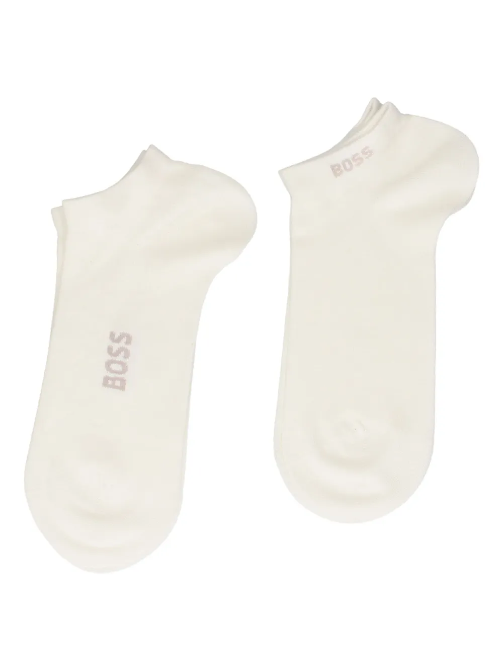 BOSS Sokken met logodetail Wit