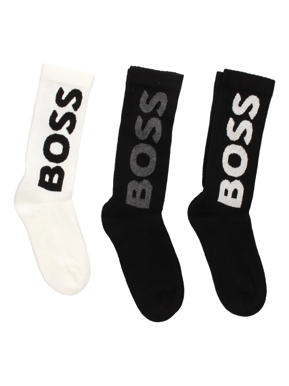 BOSS logo-print socks (pack of three) | Image 2