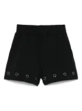 Monnalisa cotton-blend shorts - Black