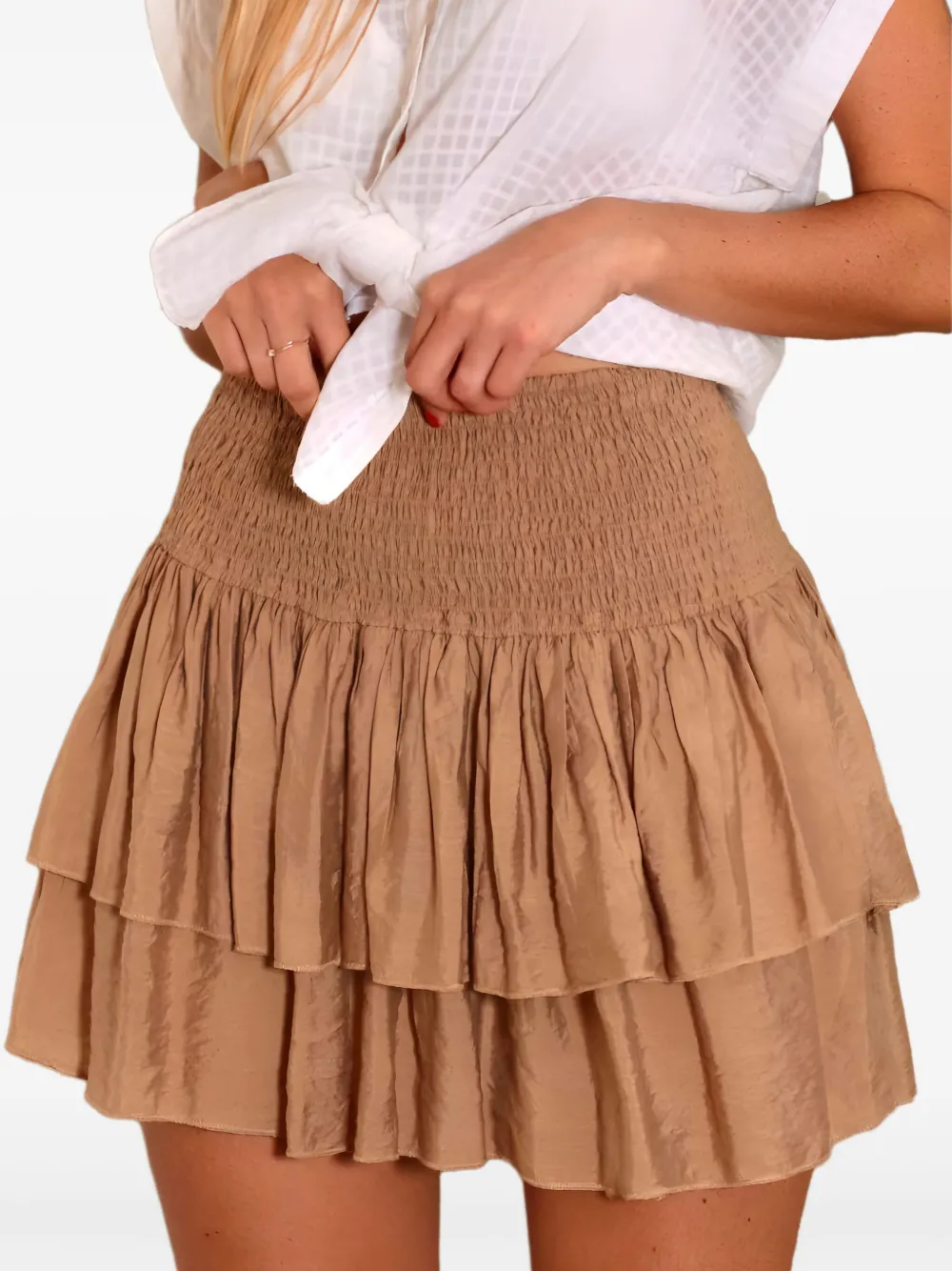 LARA ETHNICS smocked mini skirt | A-Line Skirts | Image 2