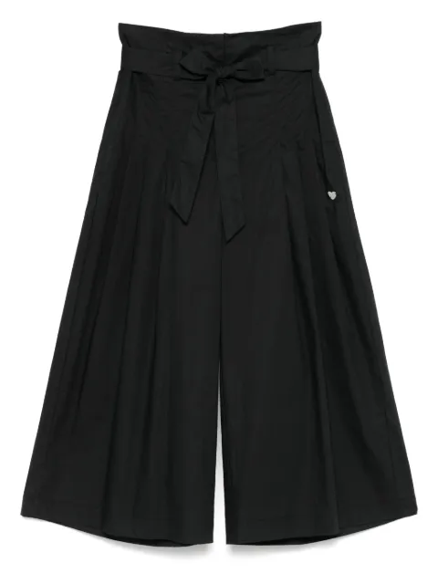 Monnalisa pantalon à taille ceinturée