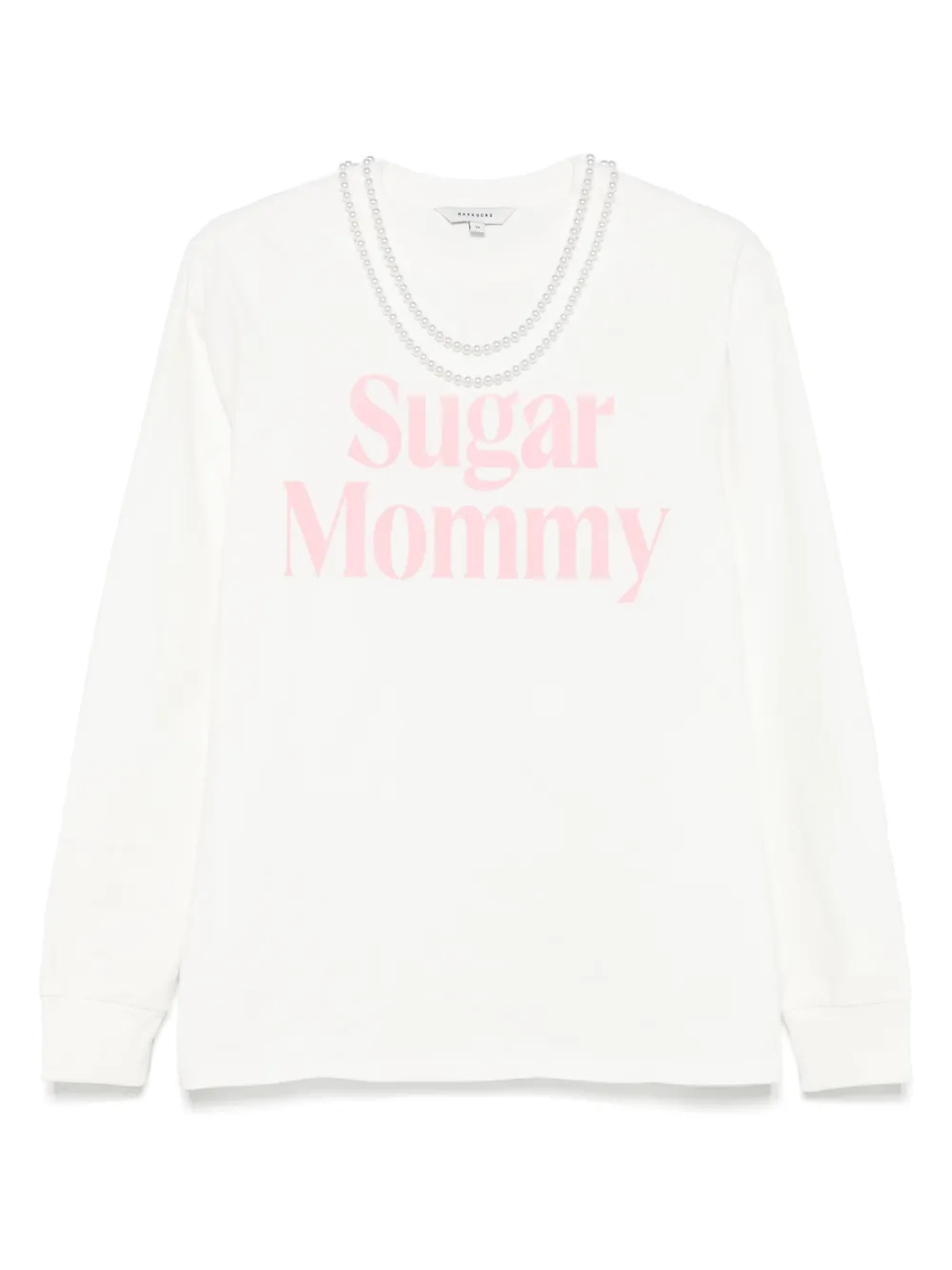 MARKGONG sweat en coton | blanc | Image 1