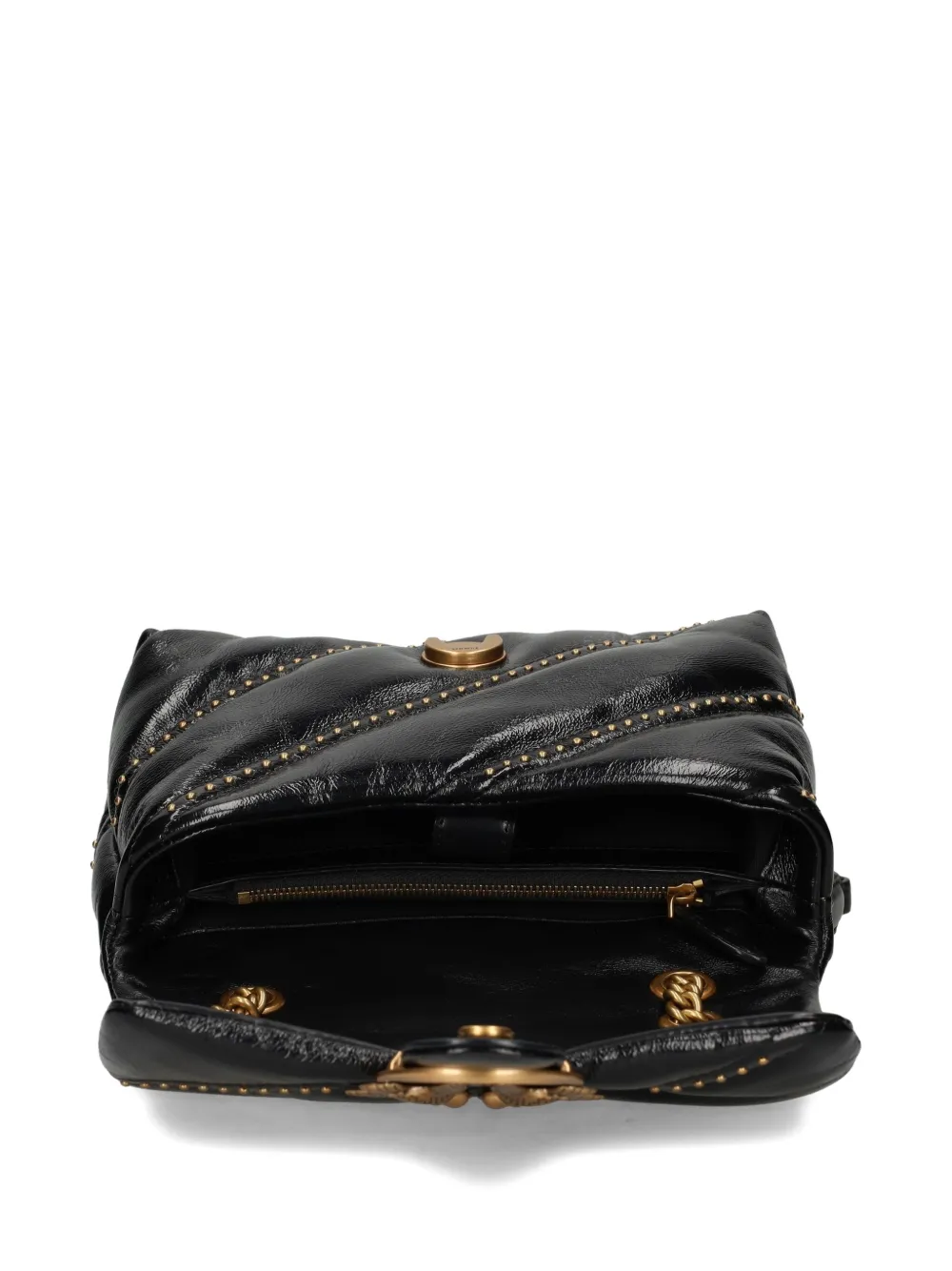 【美品】 PINKO クリアバッグ　レザー　スタッズ　チェーン　ショルダーバッグ 30371966_59511344_1000.jpg