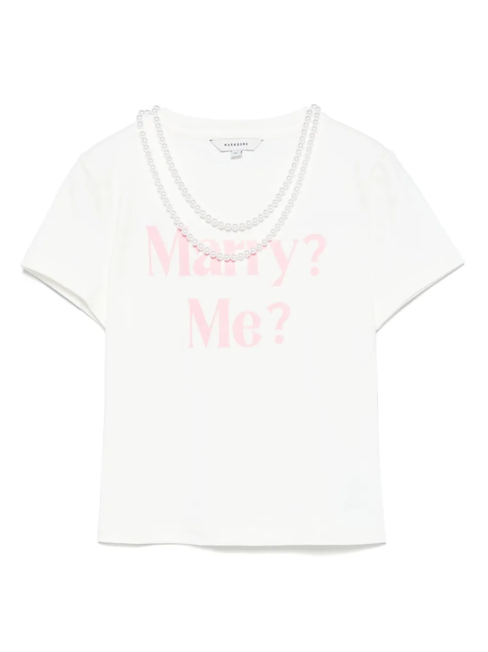 MARKGONG camisa de algodón stretch | blanco | Image 1