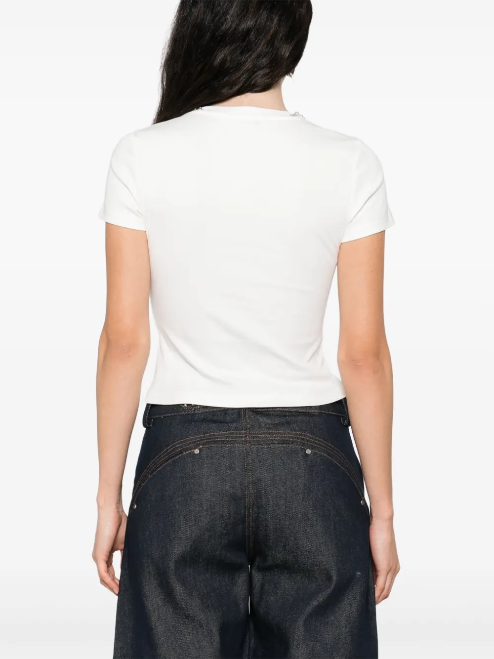 Shop Markgong Stretch-cotton T-shirt