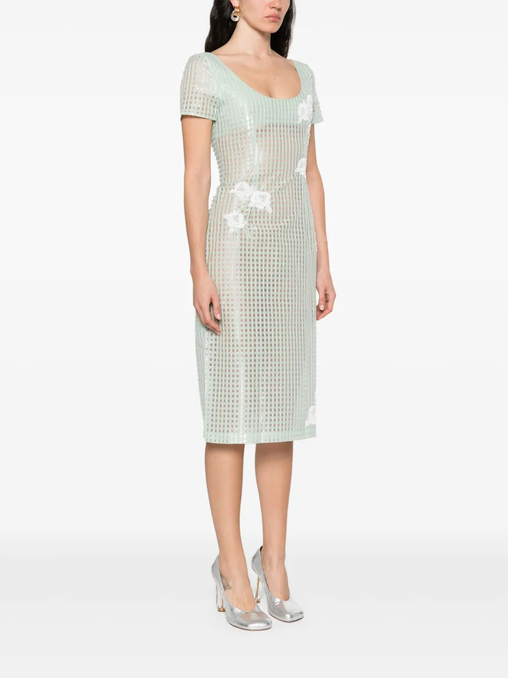 Shop Markgong Cotton-blend Dress