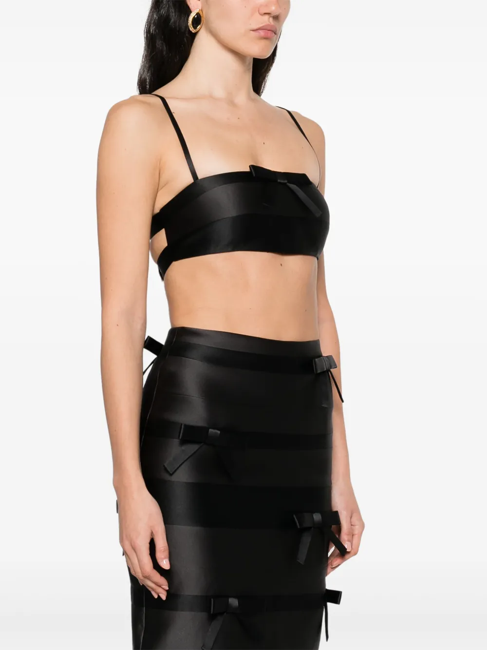 Shop Markgong Bow-detailing Top