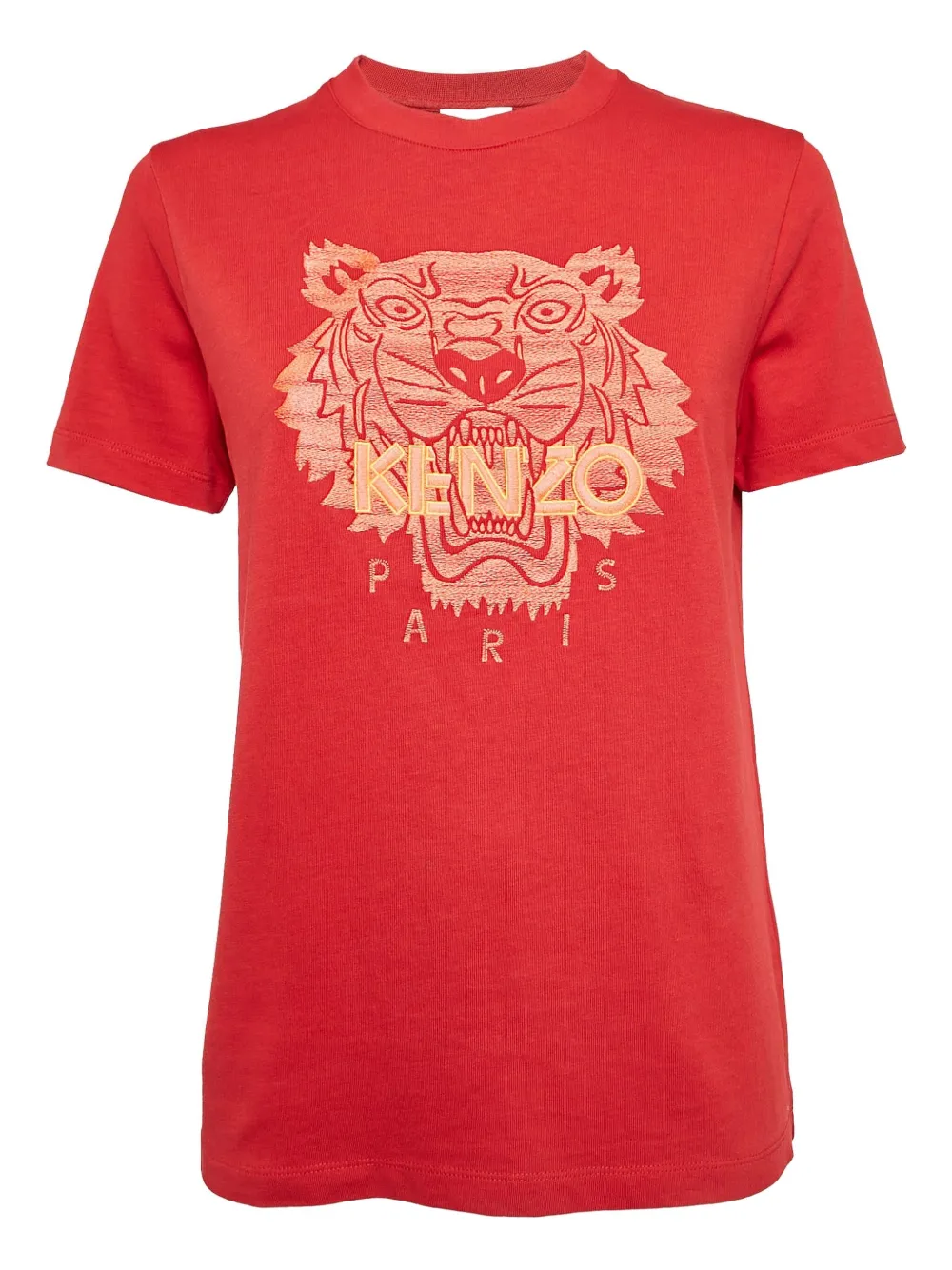 Kenzo Pre-Owned Tiger logo T-shirt | Red | Image 1