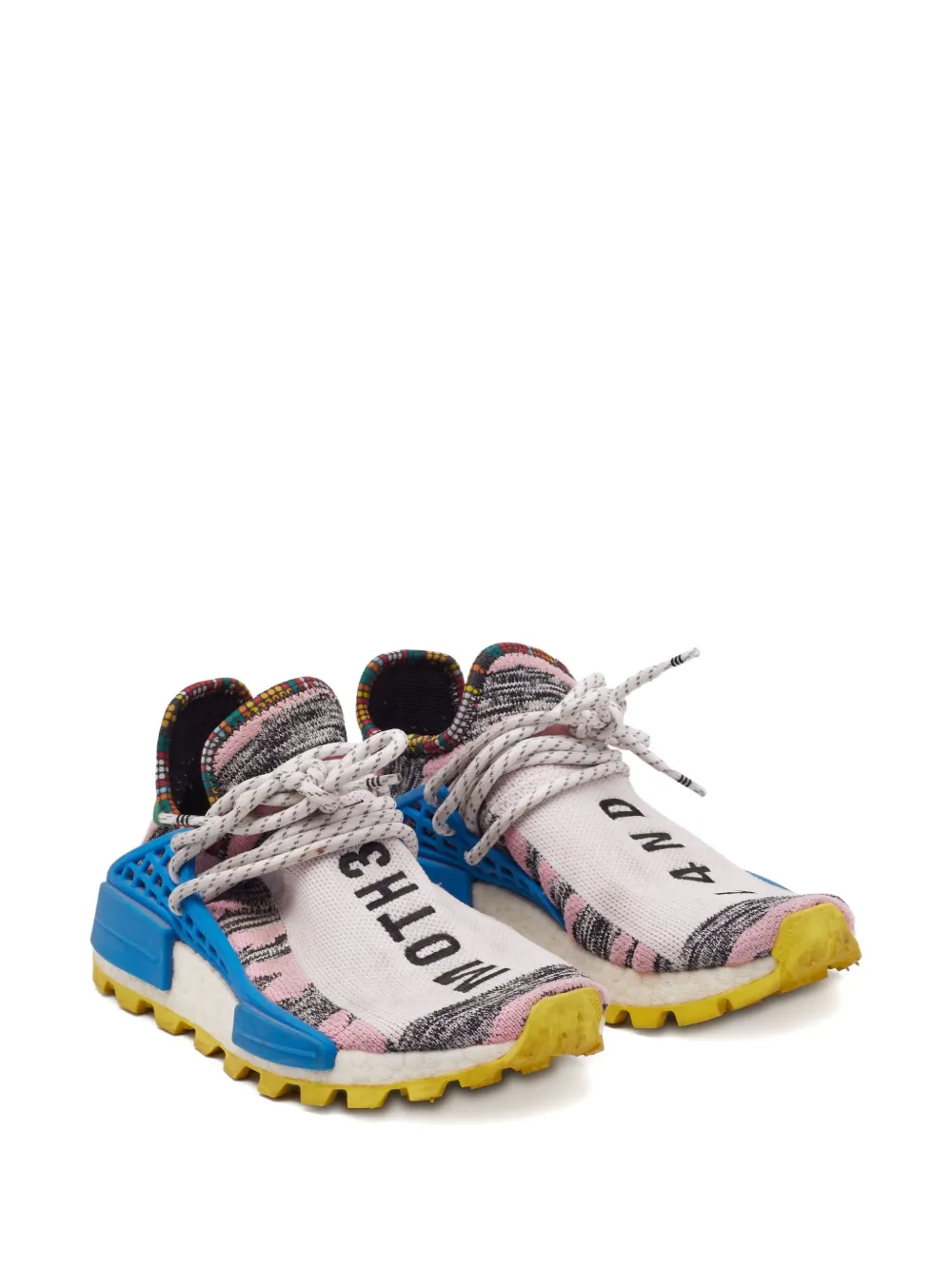 Adidas X Pharrell Williams Solar HU gebreide sneakers - Roze