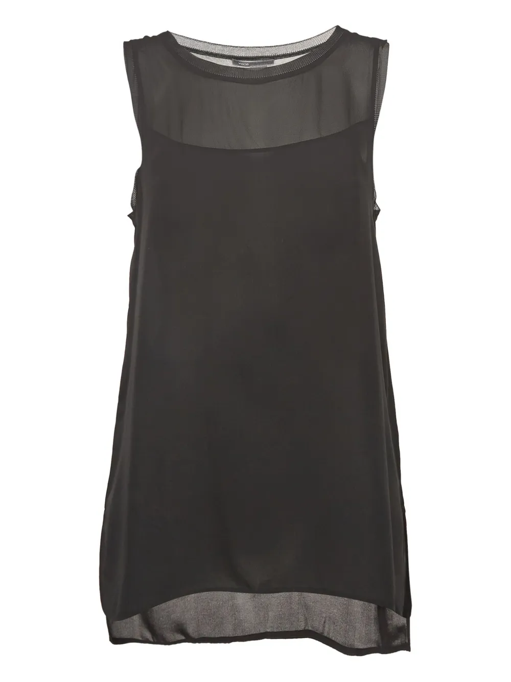 Vince pre-owned sheer tank top | Black | Image 1