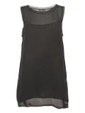 Vince pre-owned sheer tank top - Black