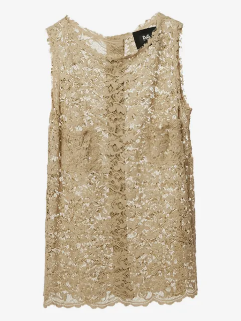 D&G pre-owned lace sleeveless top