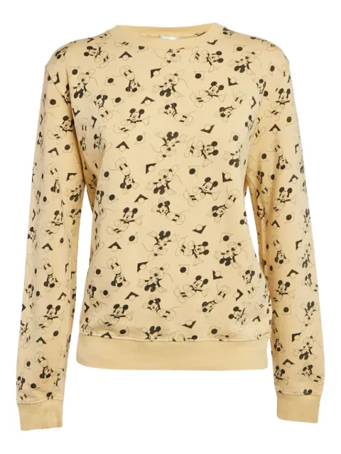 Saint Laurent Pre-Owned Mickey Mouse-print cotton sweatshirt