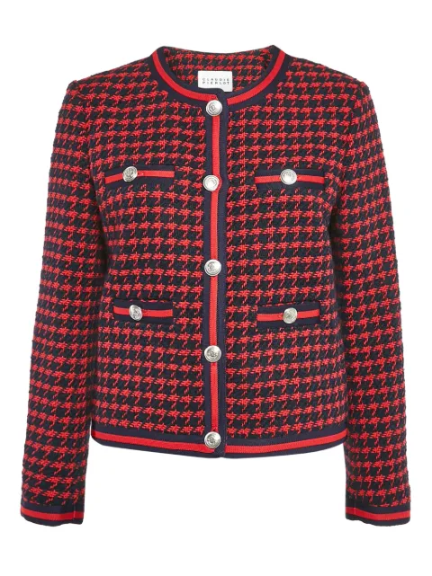 Claudie Pierlot houndstooth tweet jacket
