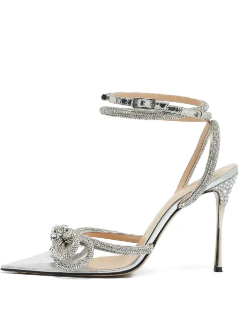 MACH & MACH 105mm crystal-embellished sandals