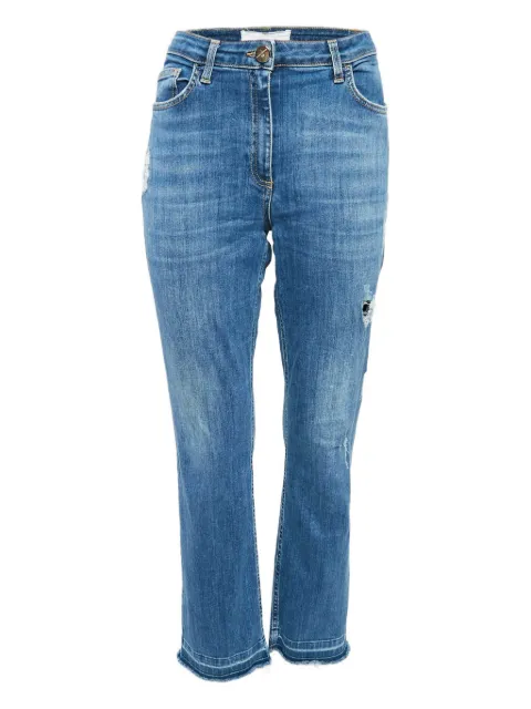 Elisabetta Franchi Jeans in Distressed-Optik