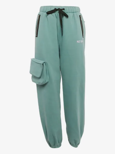 Natasha Zinko drawstring-waist cargo track pants