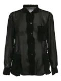 Comme Des Garçons 2024 crepe shirt - Black