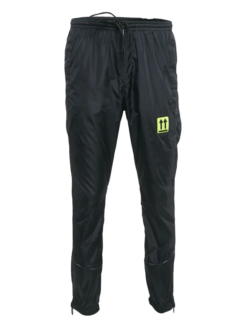 Off-White Pre-Owned ウインドブレーカートラックパンツ - ブラック Off-White Pre-Owned ウインドブレーカートラックパンツ - ブラック