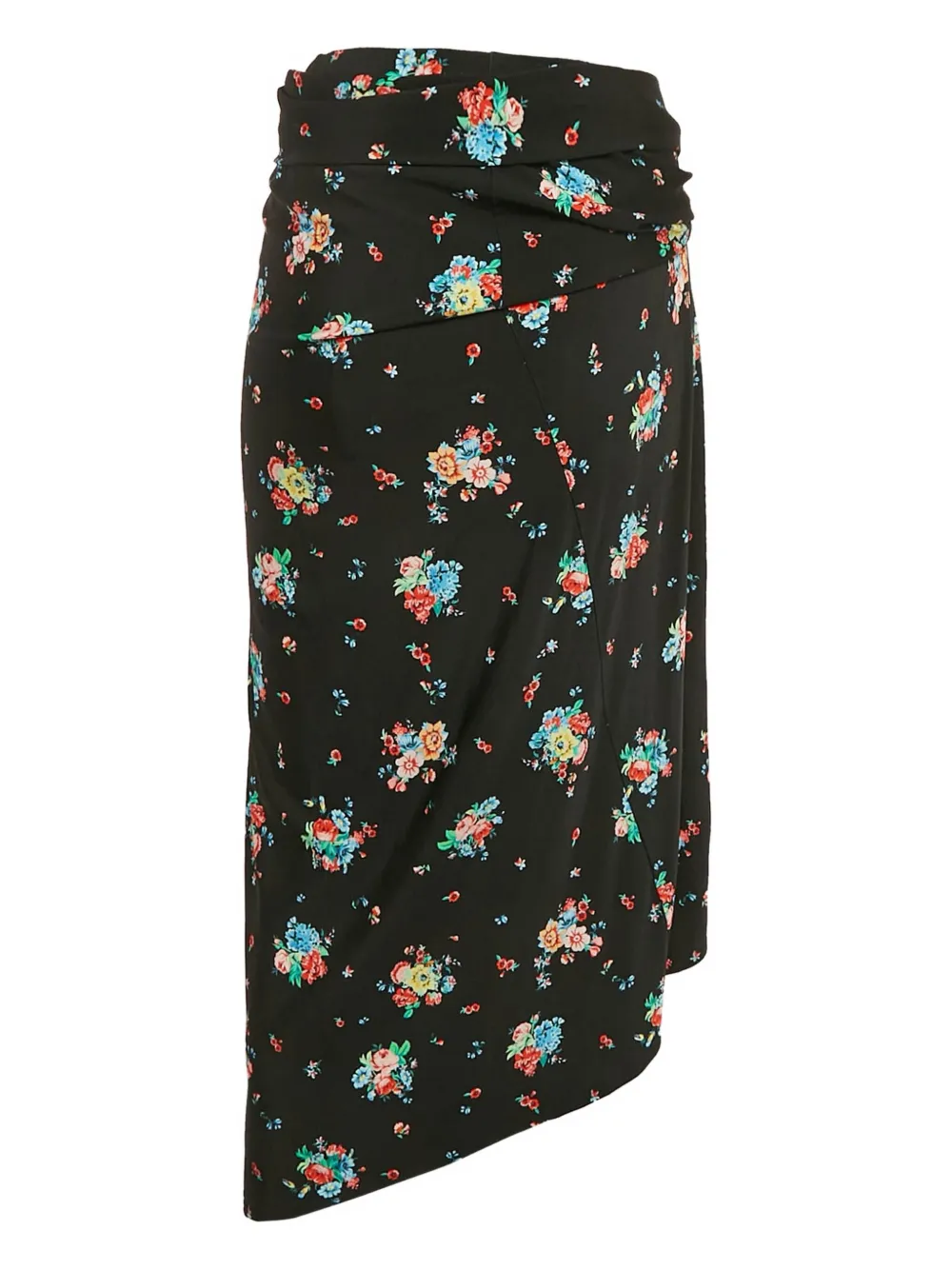 Paco Rabanne Pre-Owned floral-print asymmetric skirt | Image 2