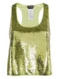 TOM FORD pre-owned sequin tank top - Green