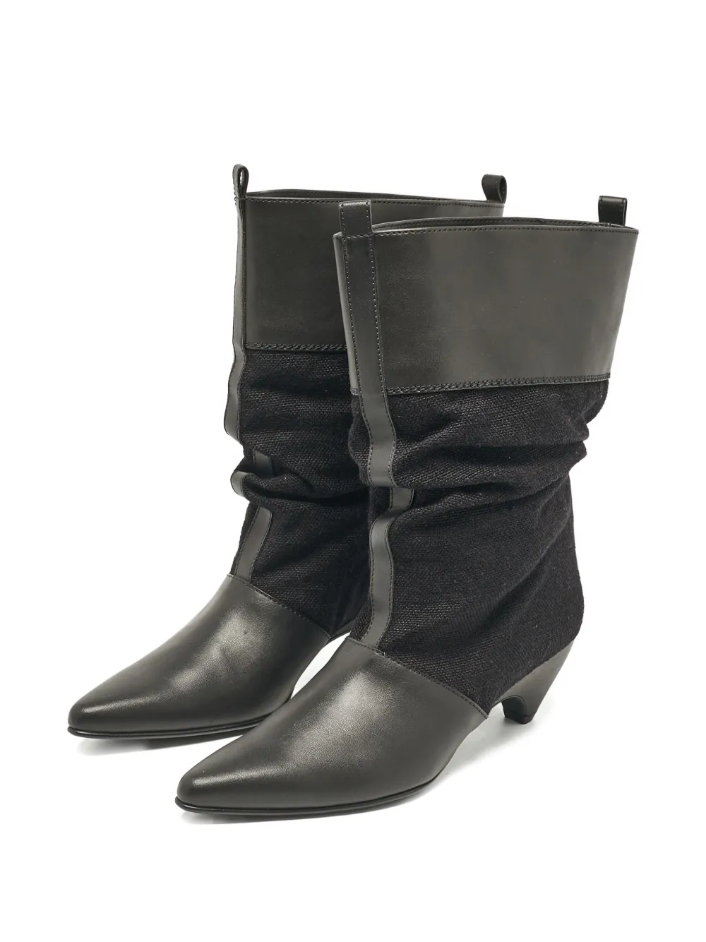 Stella McCartney Pre-Owned 60mm leather-trim canvas boots | Image 2