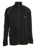 BOSS 2001 logo-print track jacket - Black