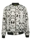 Versace Pre-Owned 2024 geometric-print bomber jacket - Grey