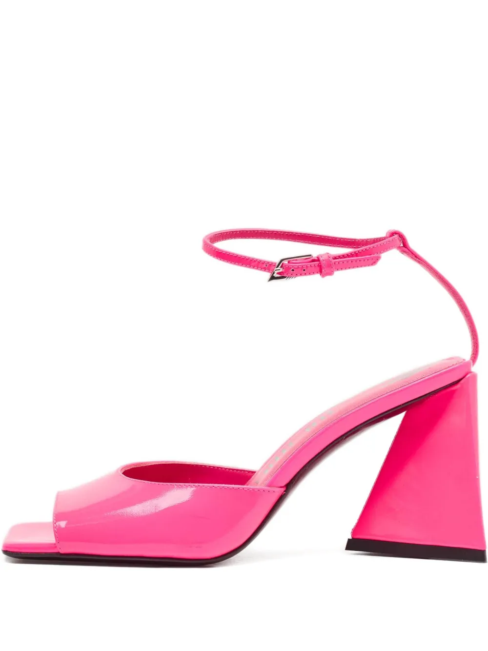 The Attico square-toe block-heel sandals | rosado | Image 1