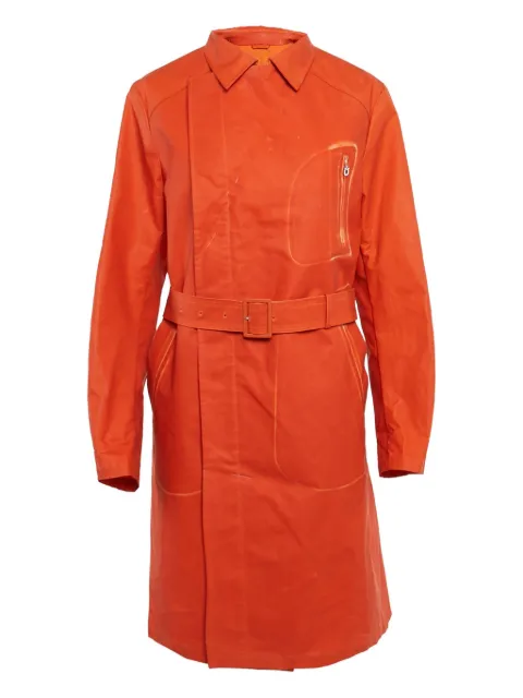 Ferragamo Pre-Owned 2023 belted trenchcoat