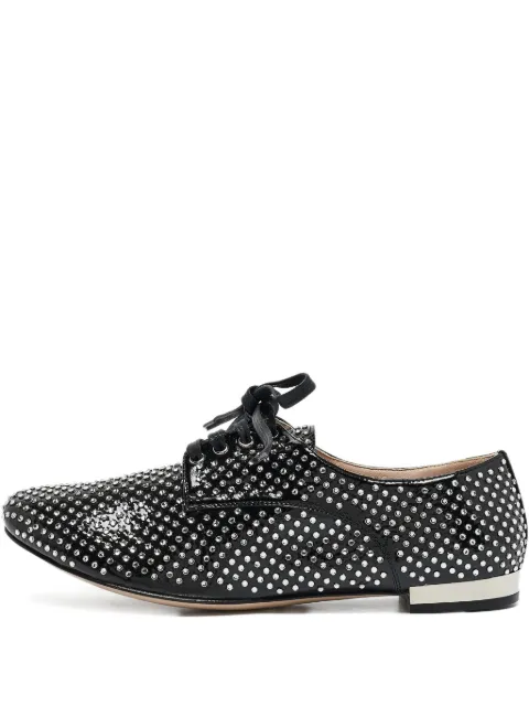 Miu Miu Pre-Owned zapatos de charol con cristales