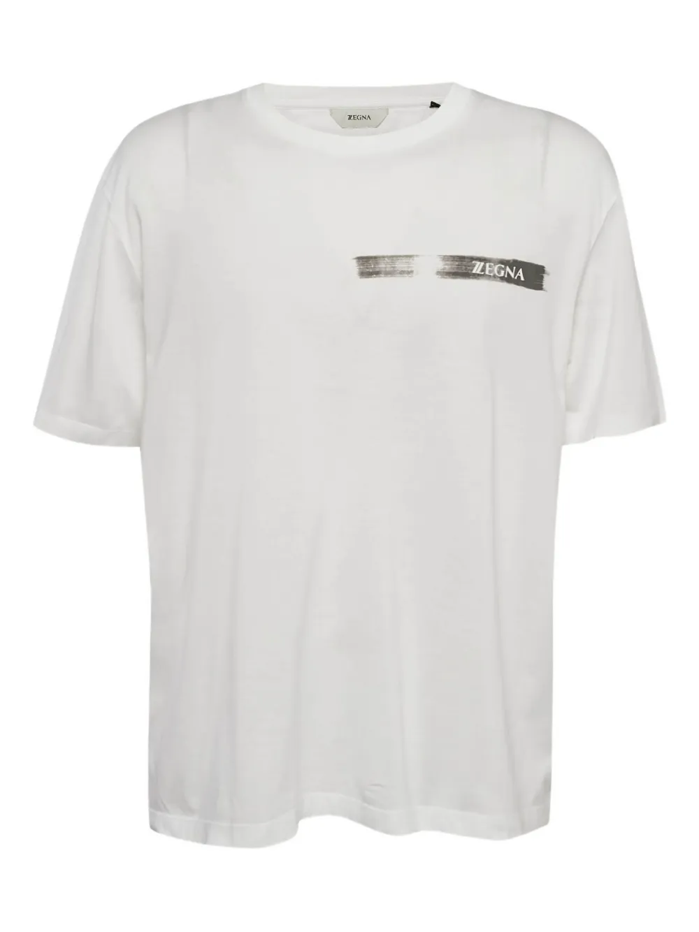 Zegna pre-owned logo-print T-shirt | White | Image 1