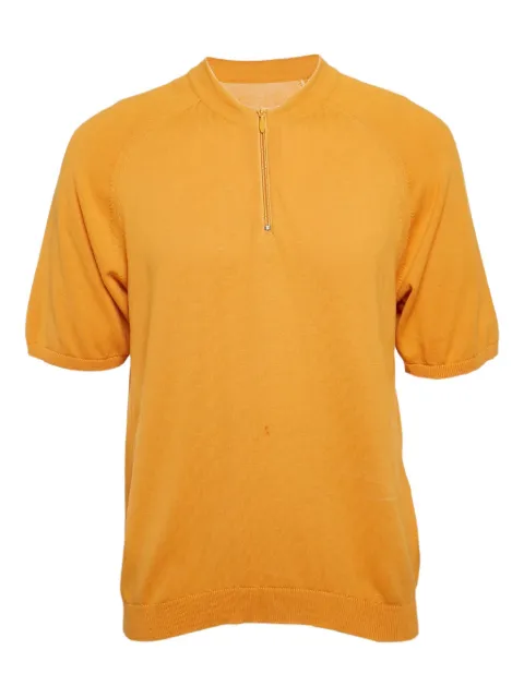 Jacquemus Pre-Owned cotton Henley T-shirt
