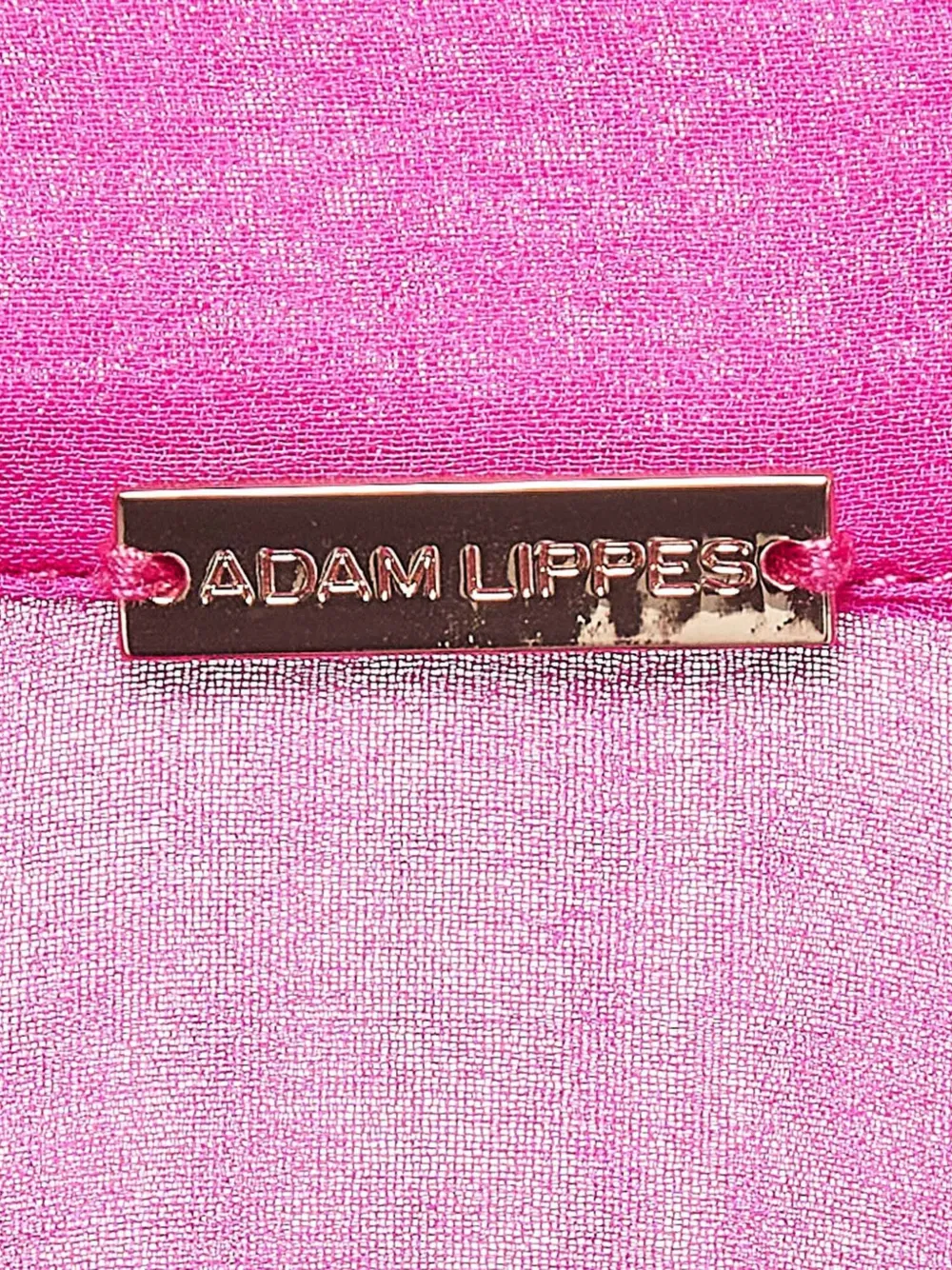 ADAM LIPPES Pre-owned Silk Button-front Shirt In Pink