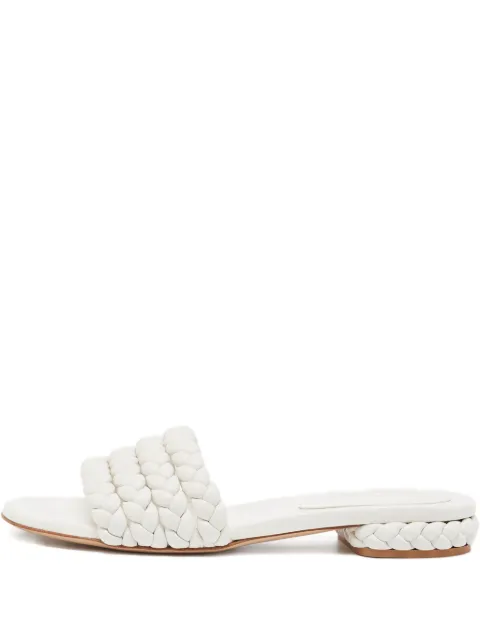 Gianvito Rossi pre-owned braided leather sandals