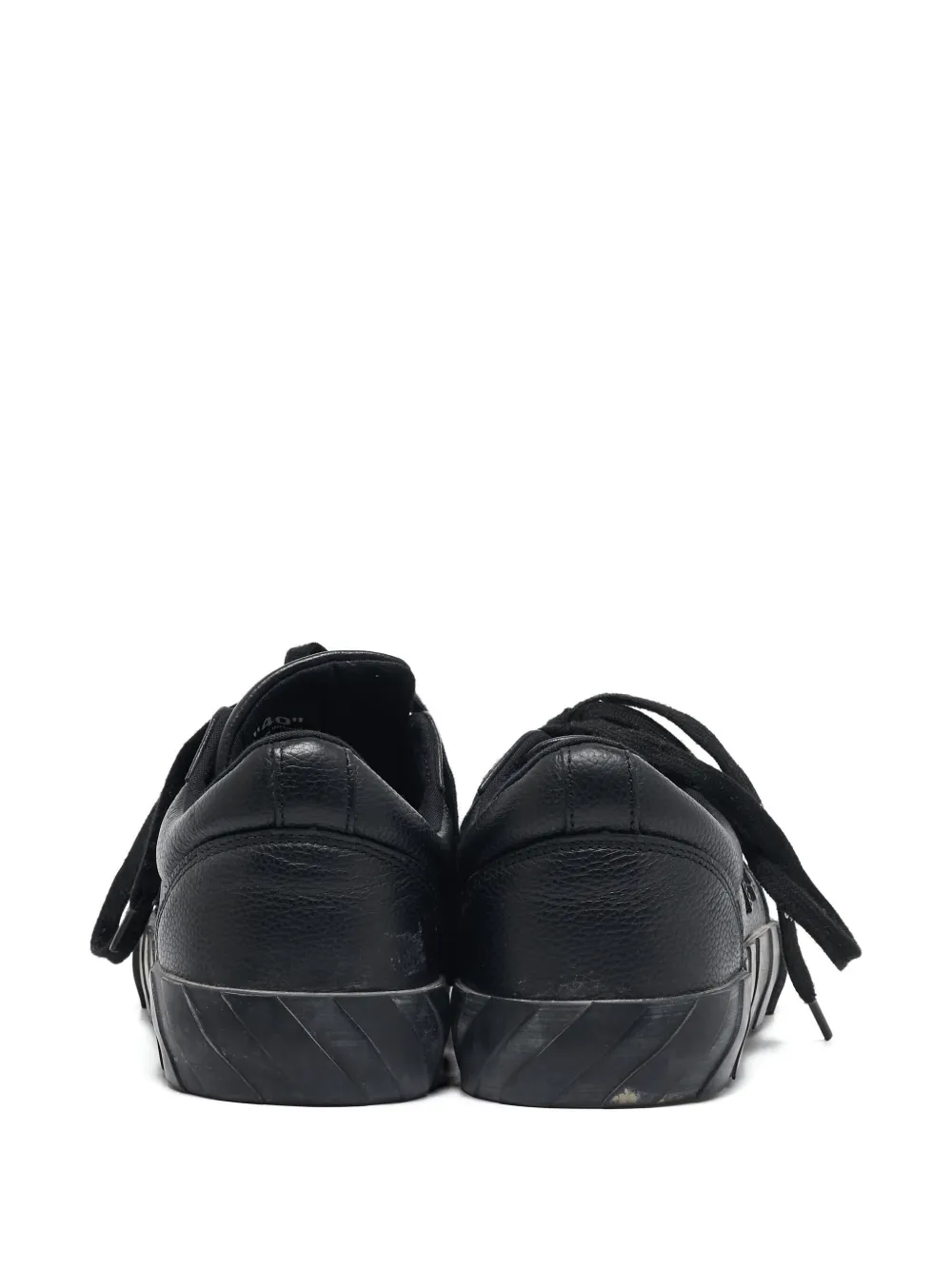 Pre-owned Off-white Leather Vulcanized Sole Sneakers