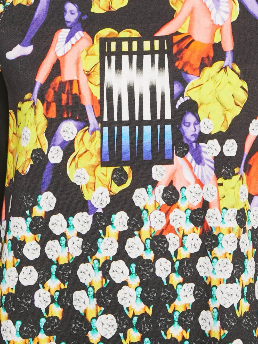  Peter Pilotto Sudadera Estampada - Negro 